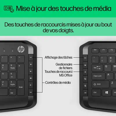 Clavier et souris 200 pour HP Pavilion - visuel 3