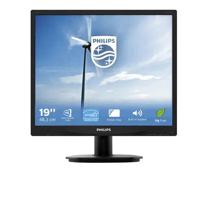 Moniteur LCD avec rétroéclairage LED 19S4QAB/00 Philips - visuel 1 - hello RSE - Technologie sans scintillement permettant de réduire la fatigue oculaire
