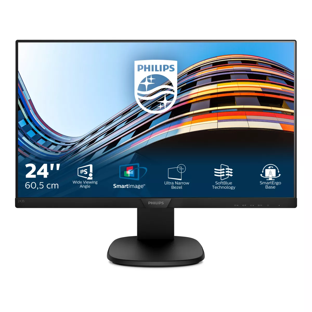 Achat Philips S Line Moniteur LCD avec technologie SoftBlue au meilleur prix