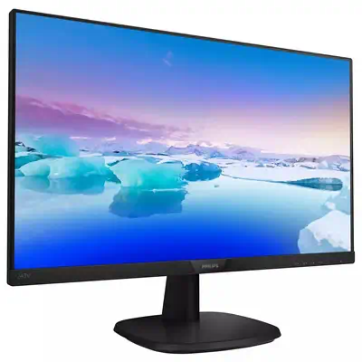 Philips V Line Moniteur LCD Full HD 243V7QDSB/00 Philips - visuel 1 - hello RSE - Compatible HDMI pour un divertissement en Full HD