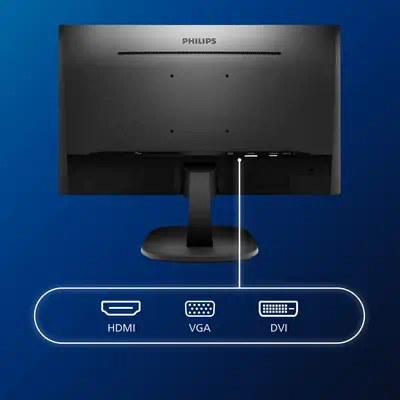 Philips V Line Moniteur LCD Full HD 243V7QDAB/00 Philips - visuel 1 - hello RSE - Cadre ultra-fin