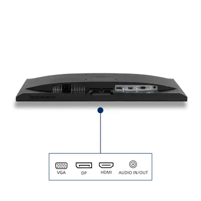 Philips V Line Moniteur LCD Full HD 243V7QJABF/00 Philips - visuel 1 - hello RSE - SmartContrast pour des détails de noir incroyablement profonds