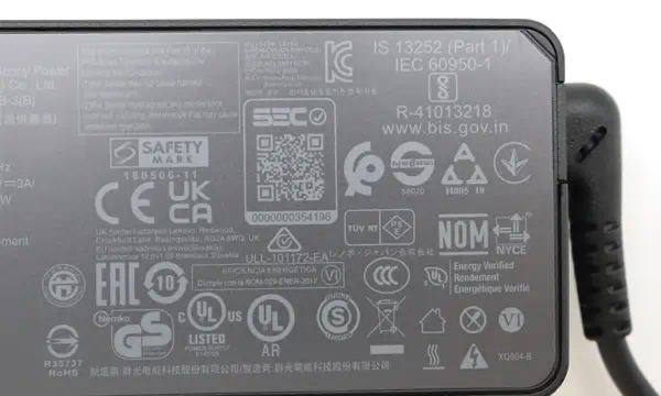 Lenovo 5A11E21011 adaptateur de puissance & onduleur Intérieure 45 W Noir - Chargeur et alimentation - visuel 5