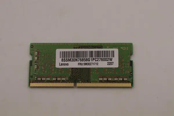 Lenovo 5M30Z71712 module de mémoire 8 Go 1 x 8 Go DDR4 260-pin SO-DIMM - Mémoire - visuel 1