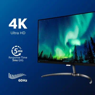 Philips E Line Moniteur LCD 4K Ultra HD 276E8VJSB/00 - Ecran Ordinateur - visuel 6