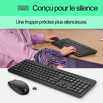 Ensemble clavier et souris sans fil HP 230 - Pack Clavier, souris - visuel 6