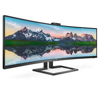 Moniteur LCD incurvé 32:9 SuperWide 499P9H/00 Philips - visuel 1 - hello RSE - Commutateur KVM intégré pour basculer facilement entre les sources