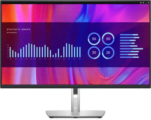 DELL P Series P3223DE écran plat de PC 80 cm (31.5") 2560 x 1440 pixels Quad HD LCD Noir - Dell - Ecran Ordinateur - visuel 1