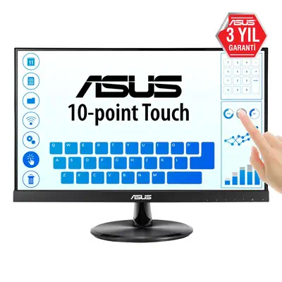 ASUS VT229H écran plat de PC 54,6 cm (21.5") 1920 x 1080 pixels Full HD LED Écran tactile Noir - Asus - Ecran Ordinateur - visuel 1