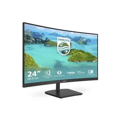 Philips E Line 241E1SCA/00 écran plat de PC Philips - visuel 1 - hello RSE - SmartContrast pour des détails de noir incroyablement profonds