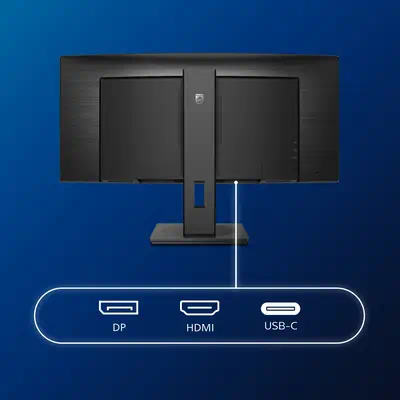 Philips B Line 346B1C/00 écran plat de PC 86,4 cm (34") 3440 x 1440 pixels Quad HD LCD Noir - Ecran Ordinateur - visuel 6