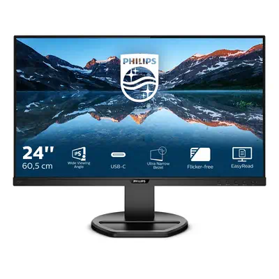 PHILIPS 243B9/00 LCD monitor with USB-C 60.5cm 23.8inch Philips - visuel 1 - hello RSE - Connectez votre ordinateur portable avec un seul câble USB-C