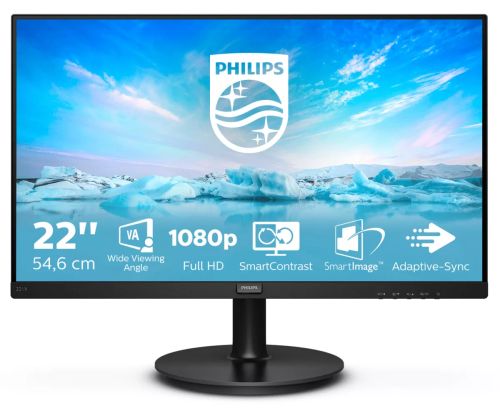 Achat PHILIPS 221V8/00 Monitor 21.5inch FHD 75Hz 4ms et autres produits de la marque Philips