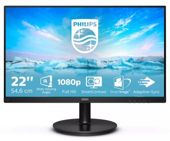 Achat PHILIPS 221V8A/00 Monitor 21.5inch FHD 75Hz 4ms - 8712581760199