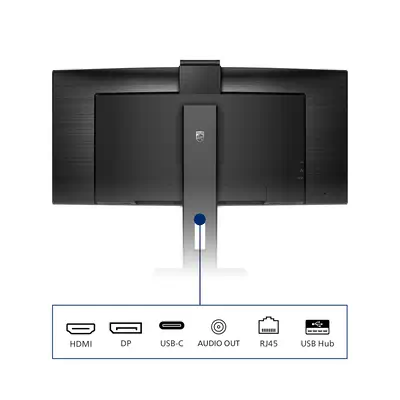 PHILIPS 346P1CRH/00 UWQHD, Curved, 34p, VA, Webcam Philips - visuel 1 - hello RSE - DisplayHDR 400, pour des images plus réalistes, aux couleurs plus intenses