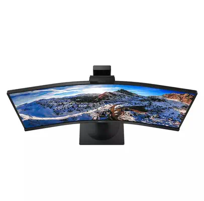 PHILIPS 346P1CRH/00 UWQHD, Curved, 34p, VA, Webcam Philips - visuel 1 - hello RSE - Technologie sans scintillement permettant de réduire la fatigue oculaire