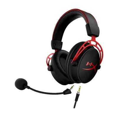 Casque De jeu HyperX Cloud Alpha (noir rouge) - Casque Micro - visuel 8