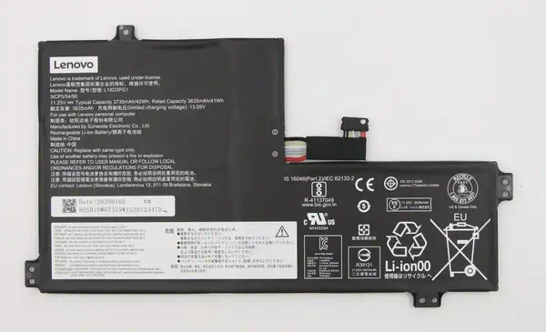 Lenovo 5B10W67306 composant de laptop supplémentaire Batterie - visuel 1