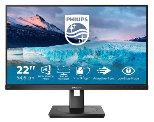 Achat PHILIPS 222S1AE/00 21.5p IPS WLED 1920x1080 16:9 sur hello RSE