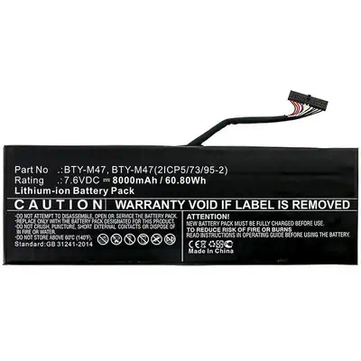 CoreParts MBXMSI-BA0009 composant de laptop supplémentaire Batterie - visuel 1