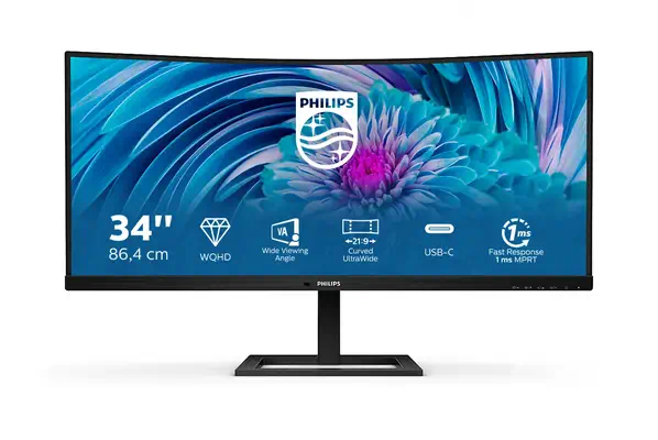 Philips E Line 346E2CUAE/00 écran plat de PC Philips - visuel 1 - hello RSE - Mode LowBlue pour une productivité préservant les yeux
