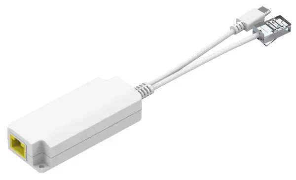 Microconnect MC-POESPLITTER-CW séparateur voix-données Connexion Ethernet, supportant l'alimentation - Accessoire Réseau - visuel 1