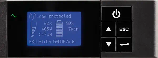 Eaton 5P1550IR alimentation d'énergie non interruptible Interactivité de ligne 1,55 kVA 1100 W 6 sor - Onduleur - visuel 6