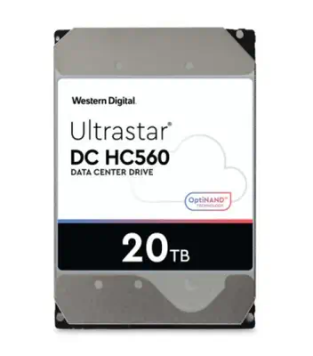 Western Digital Ultrastar DC HC560 disque dur 20 To 7200 tr/min 512 Mo 3.5" Série ATA III - Disque dur Interne - visuel 1
