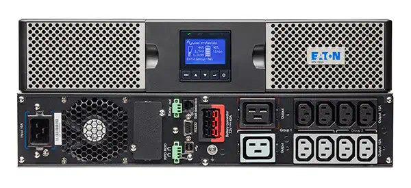 Eaton 9PX2200IRT2U alimentation d'énergie non interruptible Double-conversion (en Eaton - visuel 1 - hello RSE - Écran graphique LCD