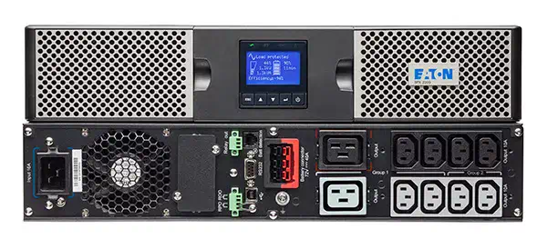 Eaton 9PX3000IRT2U alimentation d'énergie non interruptible Double-conversion (en Eaton - visuel 1 - hello RSE - Écran graphique LCD