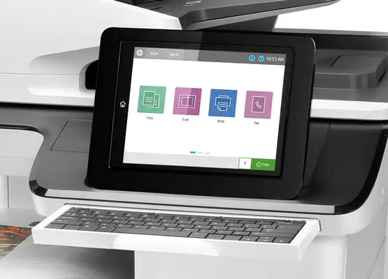 LaserJet Enterprise M776dn Multifunction Couleur Imprimante, Ethernet uniquement; Copieur, Scanner - HP - Impression - visuel 3