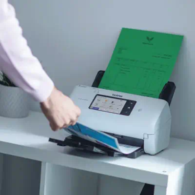 Brother ADS-4700W Chargeur automatique de documents + Scanner à feuille 600 x 600 DPI A4 Noir, Blanc - visuel 5