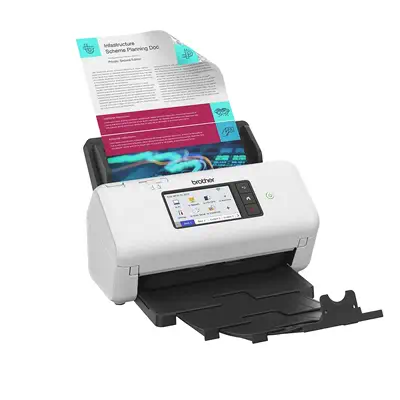 Brother ADS-4700W Chargeur automatique de documents + Scanner à feuille 600 x 600 DPI A4 Noir, Blanc - visuel 4