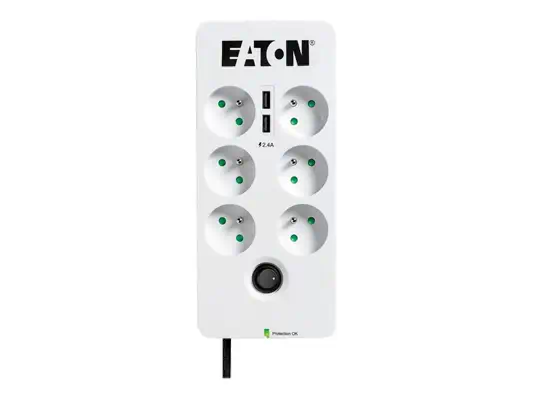 EATON Multiprises parafoudre 10A Protection Box 6 prises FR - Eaton - Onduleur - visuel 2