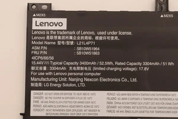 Lenovo 5B10W51863 composant de laptop supplémentaire Batterie - visuel 4