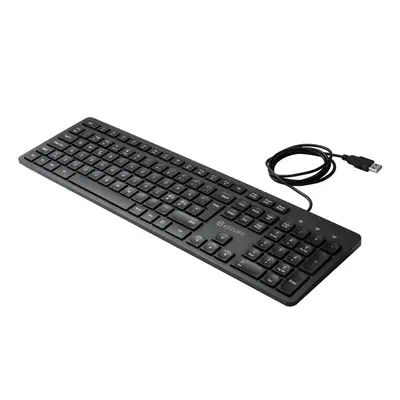 eSTUFF GLB211102 clavier Bureau USB QWERTY Nordique Noir - Clavier - visuel 1