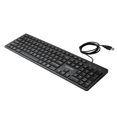 eSTUFF GLB211202 clavier Bureau USB QWERTY US International Noir - Clavier - visuel 2