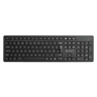 eSTUFF GLB212302 clavier Bureau USB QWERTY Anglais britannique Noir - Clavier - visuel 3