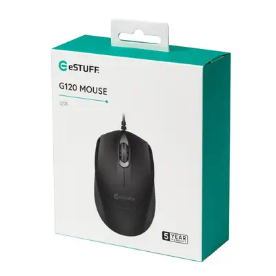 eSTUFF GLB213002 souris Bureau Ambidextre Optique 1200 DPI - Souris - visuel 5