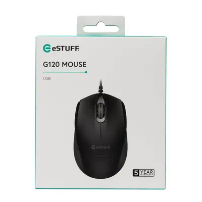 eSTUFF GLB213002 souris Bureau Ambidextre Optique 1200 DPI - Souris - visuel 6