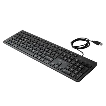 eSTUFF GLB211402 clavier Bureau USB QWERTZ Allemand Noir achat