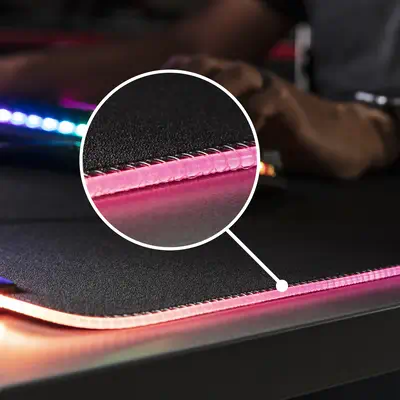 Tapis HyperX Pulsefire – Tapis de souris de gaming – Tissu (L) - visuel 2