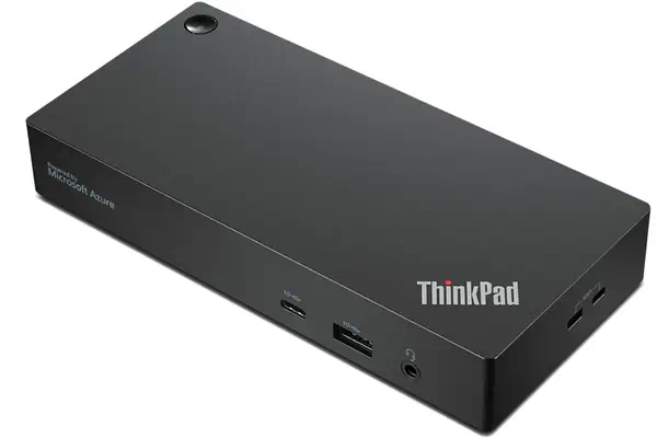 Lenovo 40B20135DK station d'accueil Avec fil USB 3.2 Gen 1 (3.1 Gen 1) Type-C Noir - Station d'accueil pour portable - visuel 3