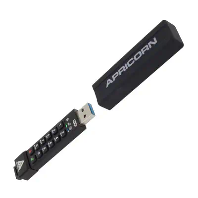 Apricorn ASK3 lecteur USB flash 8 Go USB Type-A 3.2 Gen 1 (3.1 Gen 1) Noir - Clé USB - visuel 3