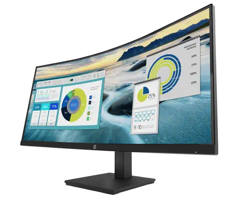 Écran incurvé HP P34hc G4 WQHD USB-C - Ecran Ordinateur - visuel 6