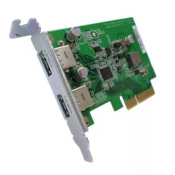 Revendeur officiel QNAP Dual-port USB 3.1 Type-A Gen 2 10Gbps PCIe card