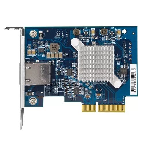 Vente Accessoire Réseau QNAP QXG-10G1T Single-port 10Gbase-T 10GbE network expansion card