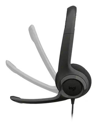 Logitech H390 USB Casque Avec fil Arceau Appels/Musique USB Type-A Noir - Casque Micro - visuel 4