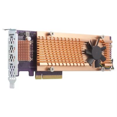 Vente Accessoire Réseau QNAP Quad M.2 PCIe SSD expansion card for x73 TS-x77