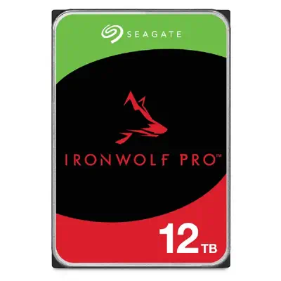 Seagate IronWolf Pro ST12000NT001 disque dur 12 To 7200 tr/min 256 Mo 3.5" Série ATA III - Disque dur Interne - visuel 1